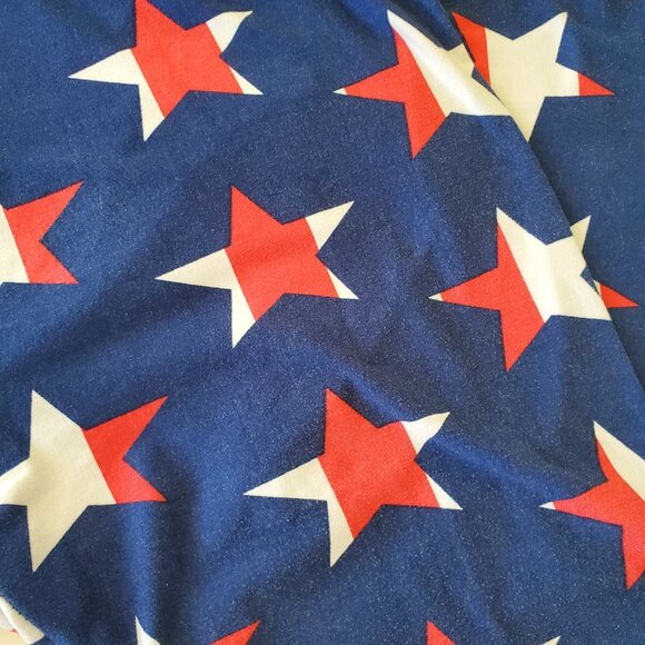 Patriotic Stars and Stripes 4th of July Lounge Pants XL - Picture 3 of 4